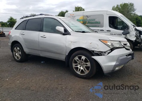 2008 Acura Mdx Technology z USA, uszkodzony, nr VIN 2HNYD28378H538519